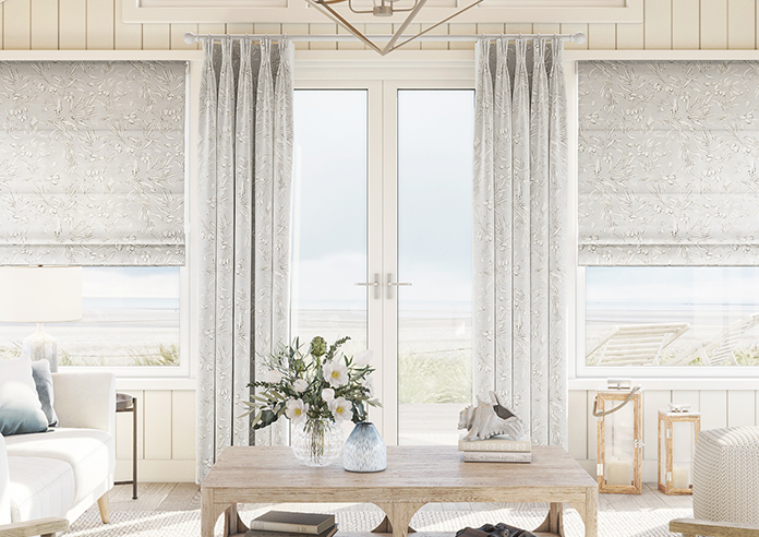 Aviary Velvet, Feather Grey - Made to Measure Curtain - Image 3